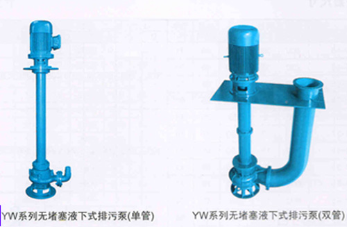 YW系列无堵塞液下式排污泵